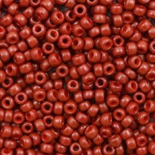 Miyuki rocailles Perlen 8/0 - Duracoat opaque maroon 8-4470